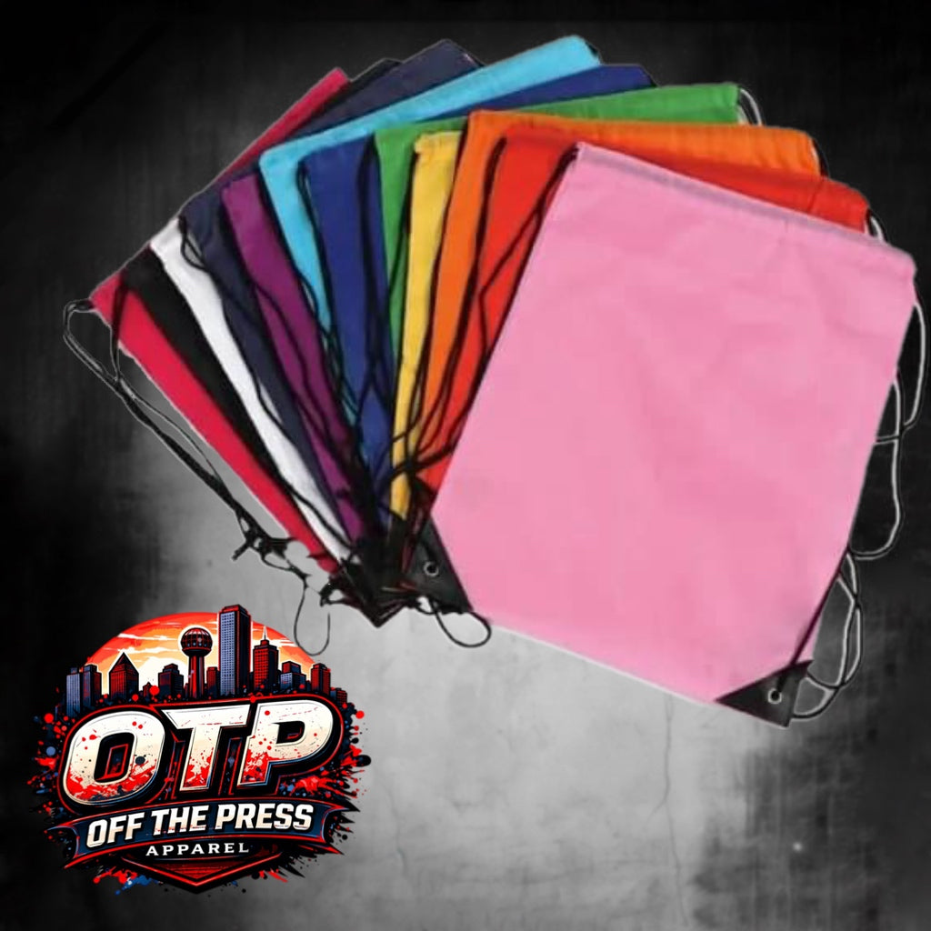 Drawstring Backpack with Logo Design